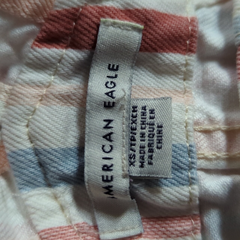 AMERICAN EAGLE OUTFITTERS Overall Denim Dress with Pockets XS - Picture 12 of 13